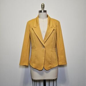 New York & Company Yellow Blazer